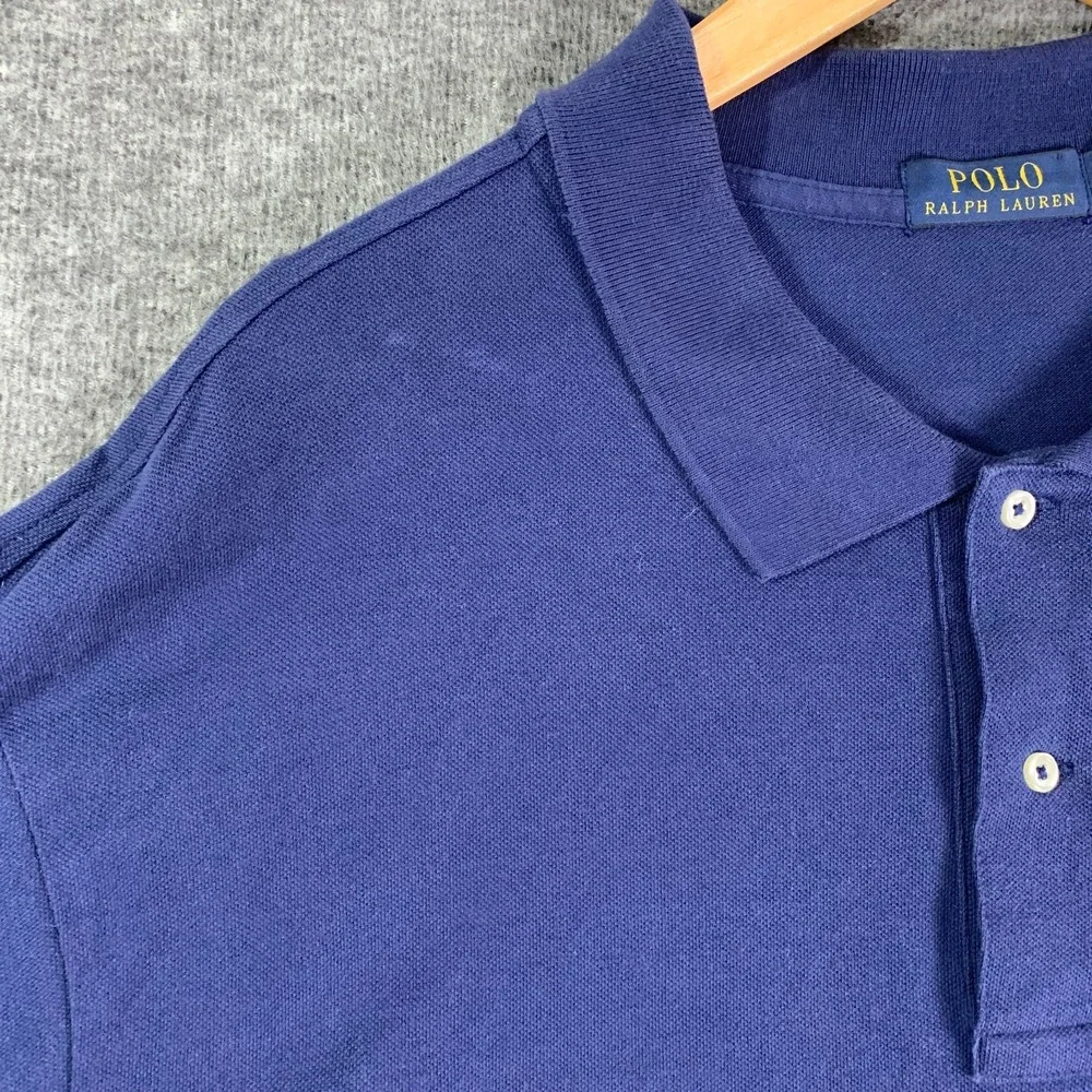 Polo Ralph Lauren Polo Men 3XLT Team USA 2024 Navy Short Sleeve